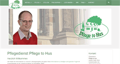 Desktop Screenshot of pflege-to-hus.de