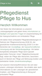Mobile Screenshot of pflege-to-hus.de