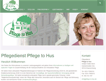Tablet Screenshot of pflege-to-hus.de